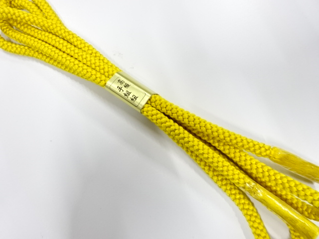 未使用品　正絹　手組帯締め